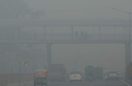 Una intensa contaminación cubre la región de Nueva Delhi