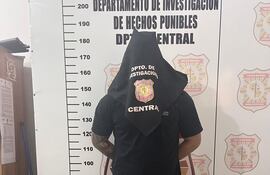 Sebastián González Sanabria fue detenido como sospechoso de tortolerismo en Capiatá.