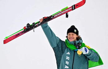 Lucas Pinheiro (25 años) rompió con la historia al ganar la primera medalla para Brasil y la región en unos Juegos Olímpicos de Invierno.