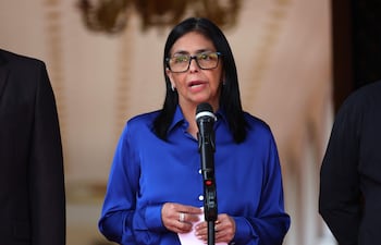 Delcy Rodríguez, presidente de Venezuela.