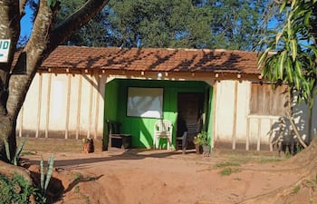 El viejo local sanitario de la compañia Potrerito funciona en un precario lugar desde hace varios