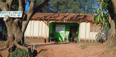 El viejo local sanitario de la compañia Potrerito funciona en un precario lugar desde hace varios