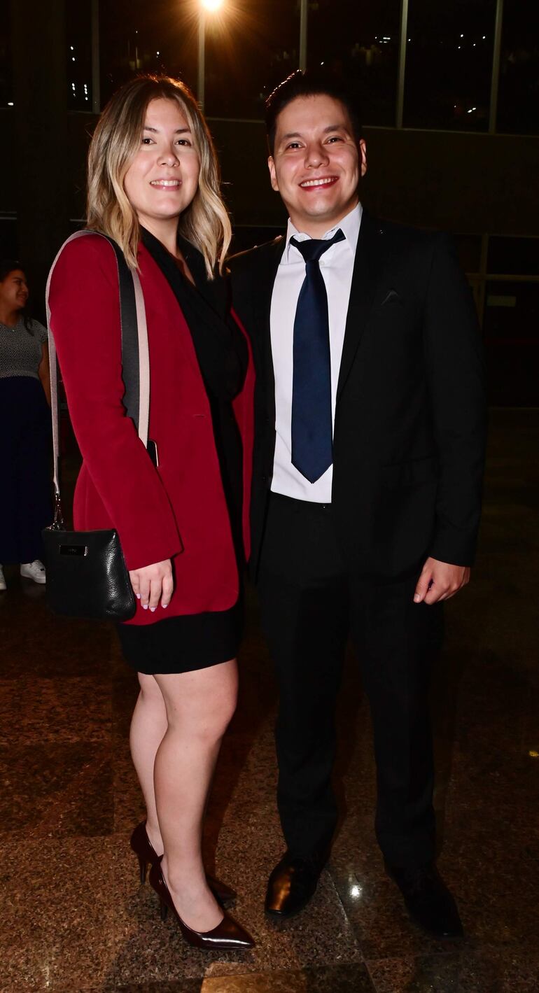 Ana Insfrán y Gustavo Lara.