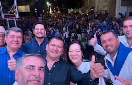Acto de Ever Villalba y Jorge Centurión en Horqueta.