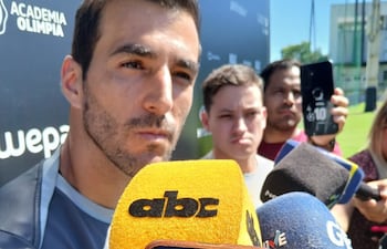 El lateral derecho Raúl Alejandro Cáceres Bogado (34 años), en el club que lo vio nacer profesionalmente.