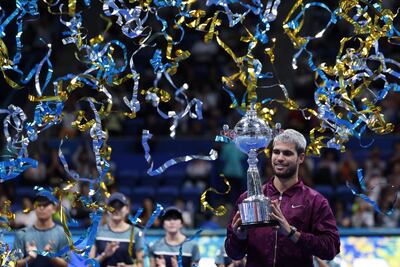 Carlos Alcaraz (22 años), afianzado en la cima del tenis mundial.