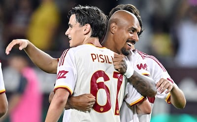 Niccolo Pisilli y Donyell Malen, goleadores de Roma contra Torino.