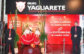 Cartones Yaguareté y Grupo Yaguareté en la Expo de Mariano Roque Alonso