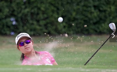 La golfista paraguaya Sol Mendoza viene cumpliendo una destacada actuación en suelo uruguayo.