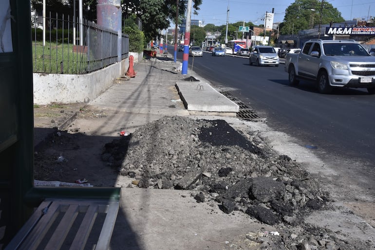 Obras, pero ¿a qué costo?: recapado de Eusebio Ayala dejó la zona en ruinas