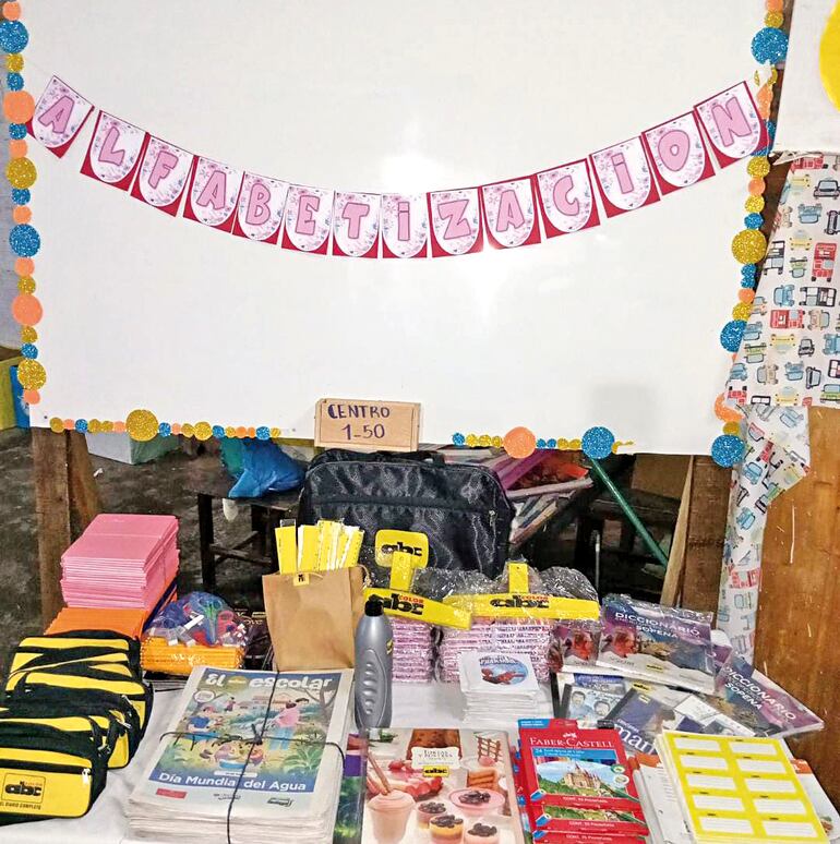 Alfabetización de jóvenes 
y adultos