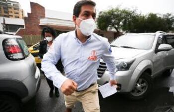 El aspirante por el correísmo a la Presidencia de Ecuador, Andrés Arauz.
