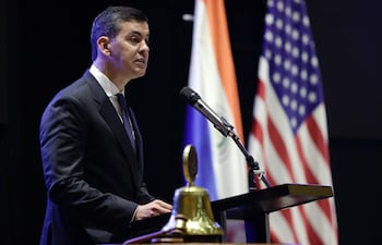 El presidente de Paraguay, Santiago Peña.