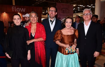 Natalia Calcena, Liz Fernández Casabianca, Marcelo Martinessi, Margarita Irún y Sebastián Peña.