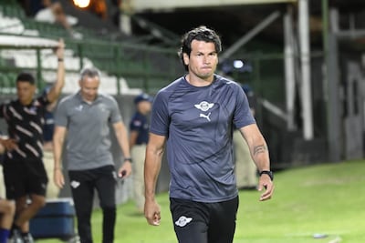El entrenador de Libertad, Nelson Haedo Valdez en la previa del duelo frente a Independiente de Campo Grande por los cuartos de final de la Copa Paraguay.