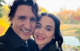 ¡Enamorados! Katy Perry y Justin Trudeau.