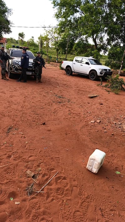 Uno de los allanamientos se realizó en la colonia Santa Clara del distrito de Cerro Corá.