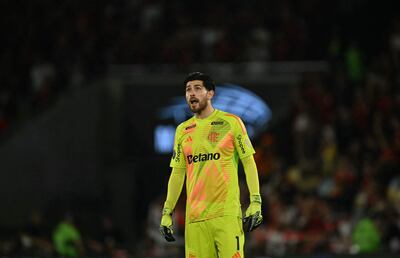 Agustín Rossi, arquero argentino de Flamengo (AFP).