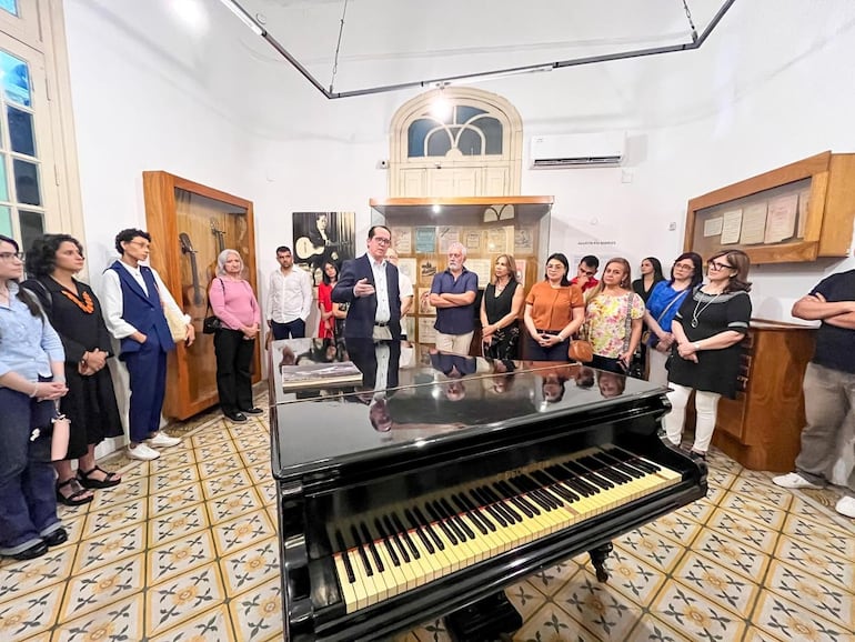 Casa Bicentenario de la Musica, durante su reapertura.