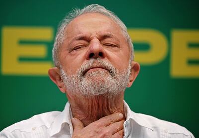 Luiz Inacio Lula da Silva, presidente de Brasil.