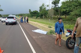 Accidente fatal sobre la Ruta PY05 en Amambay.