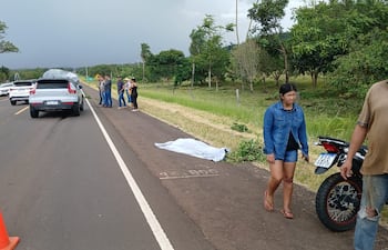 Accidente fatal sobre la Ruta PY05 en Amambay.