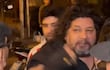 Celso Kelembú Miranda durante la agresión que sufrió en acto de inauguración.