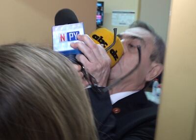 Agresión del diputado Yamil Esgaib.