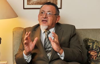 Tadeo Zarratea, ex senador, escritor y actual presidente de la Academia de la Lengua Guaraní. Foto: archivo.