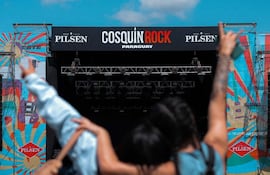 Una imagen referencial del Cosquín Rock en su edición paraguaya.