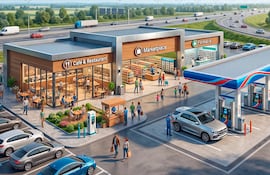 La nueva competencia ya no se limita solo al precio por litro. Hoy en las estaciones modernas, el cliente carga combustible, pero también compra café, agua, snacks, panificados, comidas listas, productos de higiene, medicamentos, lubricantes o servicios.