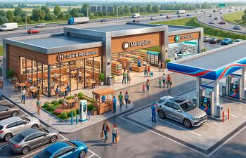 La nueva competencia ya no se limita solo al precio por litro. Hoy en las estaciones modernas, el cliente carga combustible, pero también compra café, agua, snacks, panificados, comidas listas, productos de higiene, medicamentos, lubricantes o servicios.