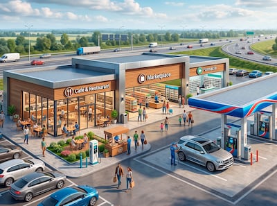 La nueva competencia ya no se limita solo al precio por litro. Hoy en las estaciones modernas, el cliente carga combustible, pero también compra café, agua, snacks, panificados, comidas listas, productos de higiene, medicamentos, lubricantes o servicios.