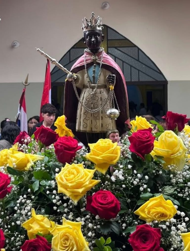 Sagrada imagen de San Baltasar, venerado en Kamba Kua.
