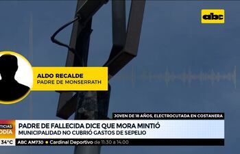 Padre de la joven fallecida en la Costanera dice que Federico Mora mintió en sus declaraciones
