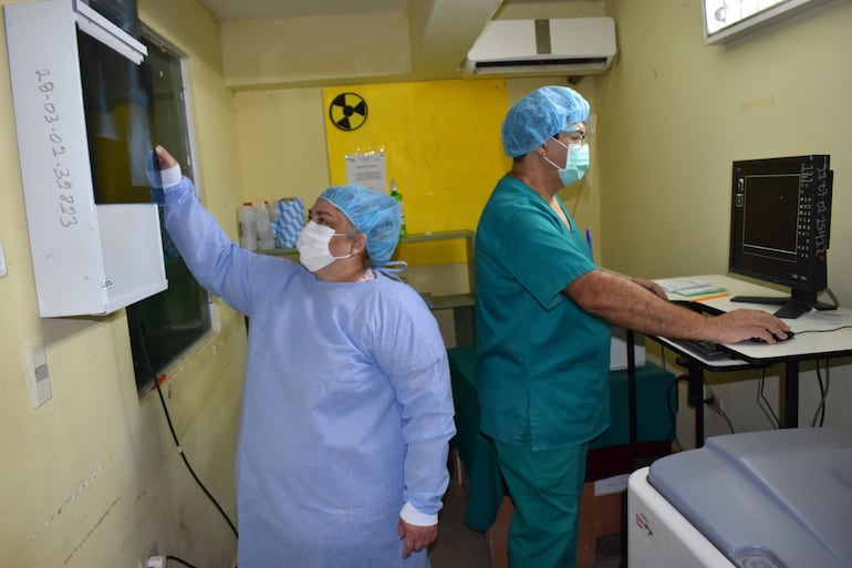 Radiologos durante la pandemia.
