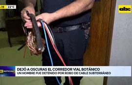 Video: Dejó a oscuras el Corredor Vial Botánico