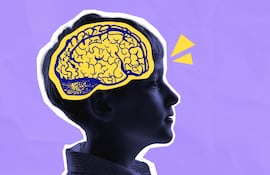 Concepto de cerebro.
