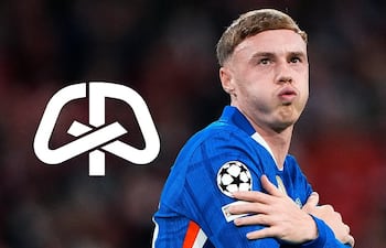 Cole Palmer y su icónica celebración cada vez que anota un gol.