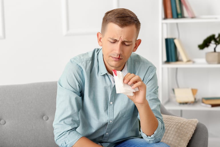 Sangrado nasal, imagen ilustrativa.