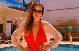 La actriz Clara Franco está pasando unos días de relax en Cartagena de Indias, Colombia.