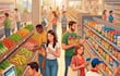 La batalla de los supermercados no tiene un único ganador. Un consumidor puede elegir una cadena para la compra grande, otra por un producto especial, y resolver después una urgencia en una tienda de cercanía.