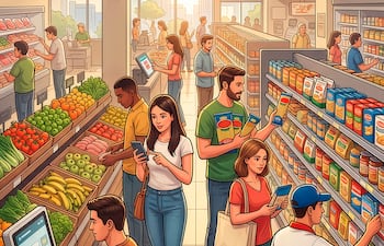 La batalla de los supermercados no tiene un único ganador. Un consumidor puede elegir una cadena para la compra grande, otra por un producto especial, y resolver después una urgencia en una tienda de cercanía.