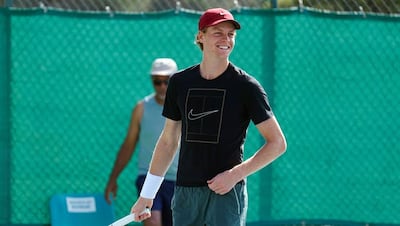 Jannik Sinner (25 años), líder de la clasificación mundial de tenis.