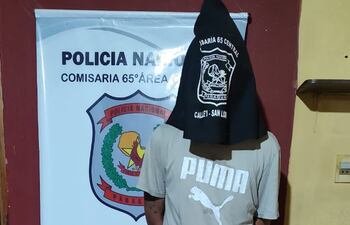 Pedro Pablo Pedrozo Santacruz, detenido por robo agravado.