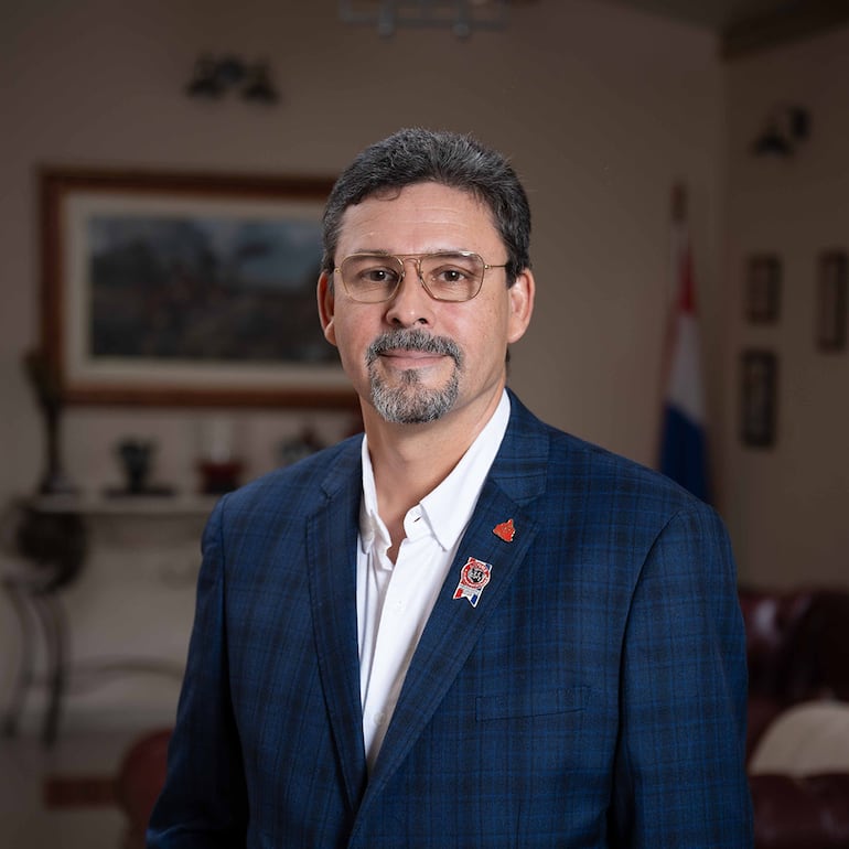 Dr. Christian Galeano, presidente de la Asociación de criadores de Angus del Paraguay.