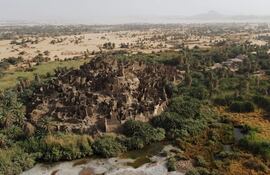 ruinas de las fortalezas de Djado, ubicadas a más de 1.300 km de Niamey, en el noreste de Níger.