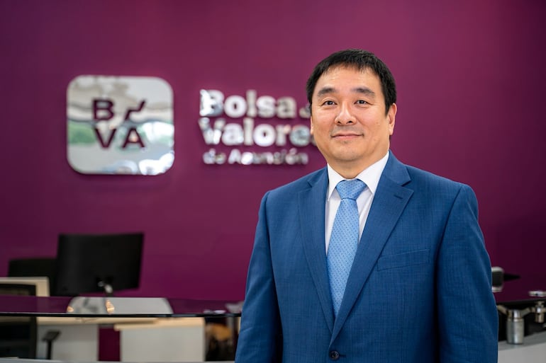 Pablo Cheng Lu, presidente de la Bolsa de Valores de Asunción.
