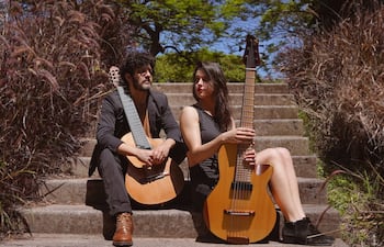 Matías Arriazu y Malena Azul.