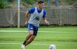 Lucas David González Gamarra, nacido el 18 de octubre de 1997, en el entrenamiento de Nacional.